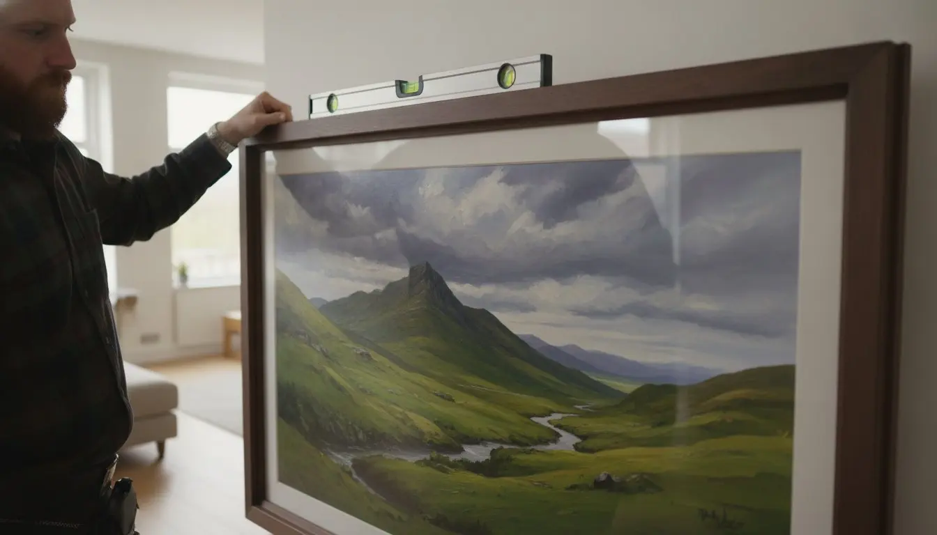 How to Hang a Large Framed Picture: Professional Guide