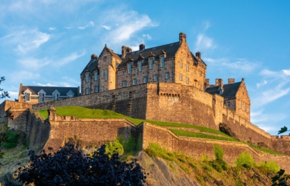 Framed fine art print of Edinburgh Castle on Castle Rock