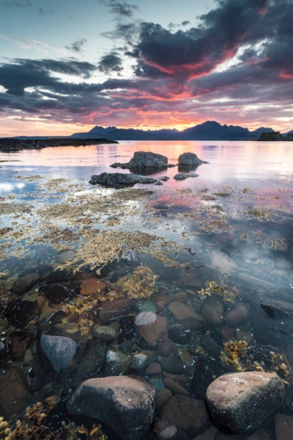 Loch Eishort on the Isle of Skye in Scotland