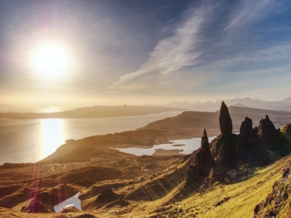 Old Man of Storr rocks formation